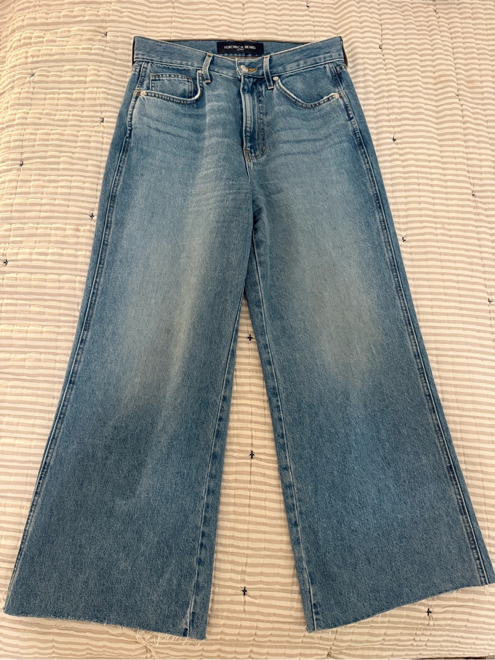Veronica Beard Taylor Wide Leg Crop